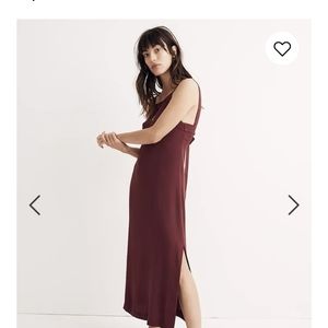 Madewell apron midi dress